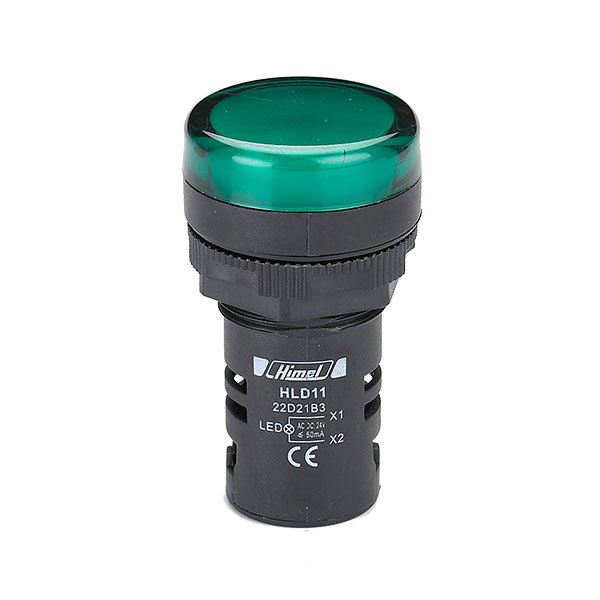  چراغ سیگنال هیمل 220 ولت AC/DC سبز سری HLD11