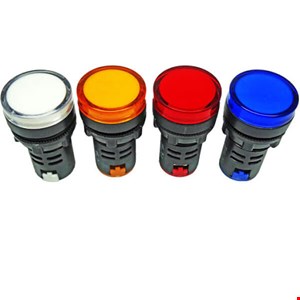 چراغ سیگنال هیمل 220 ولت AC/DC سفید سری HLD11