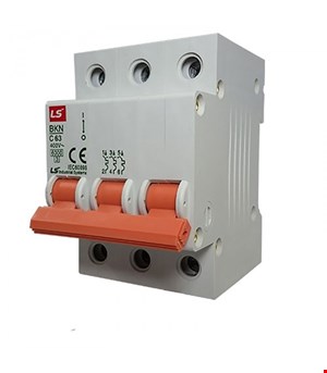 فیوز مینیاتوری Ls سه پل 6KA منحنی CوB با جریان 4/6/10/16/20/25/32/40A