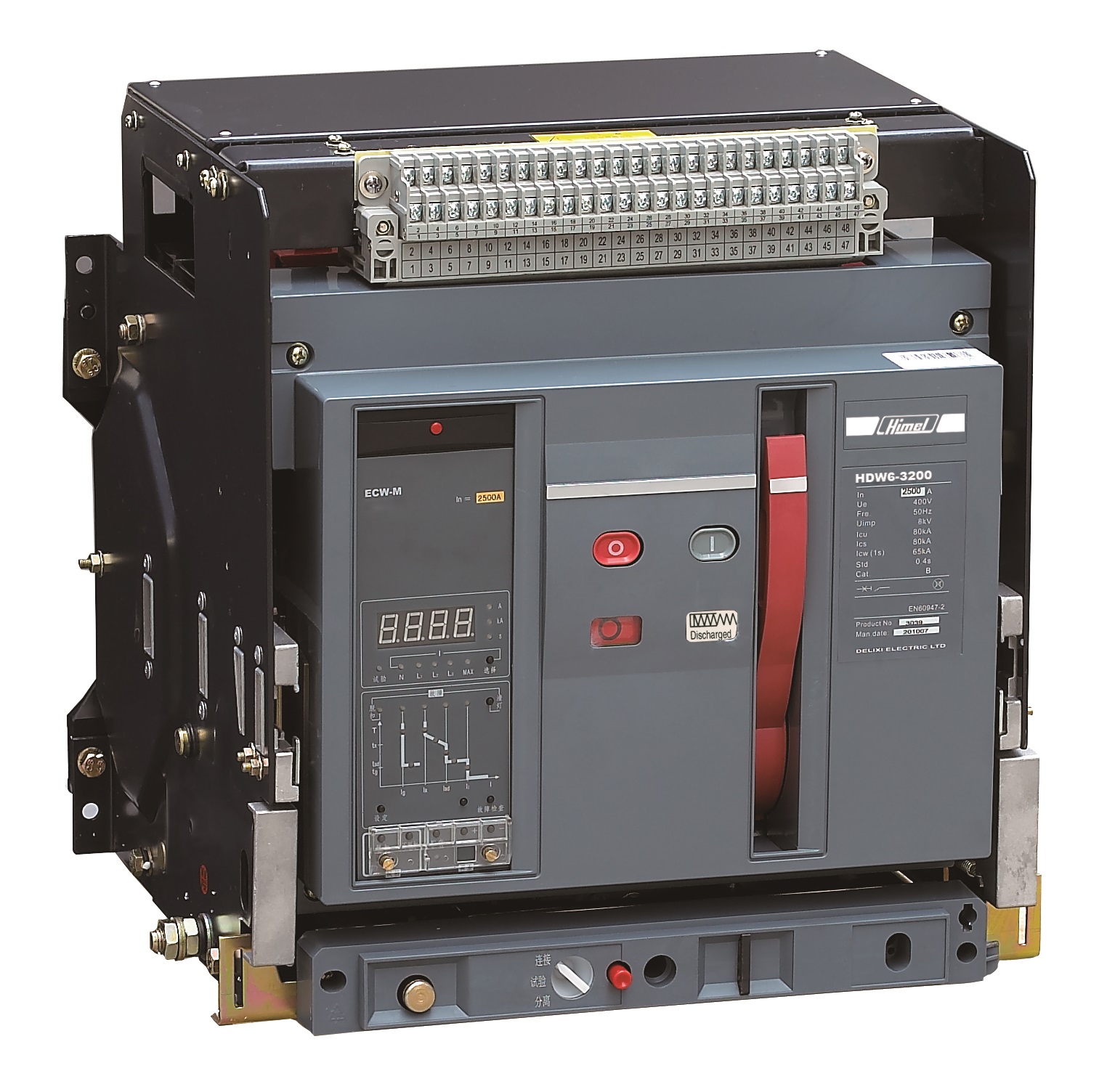 کلید هوایی (ACB) سه پل 1600 آمپرفیکس  (80KA) (LSIG)